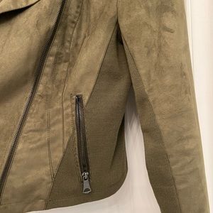 Marc New York Olive Green Suede military jacket